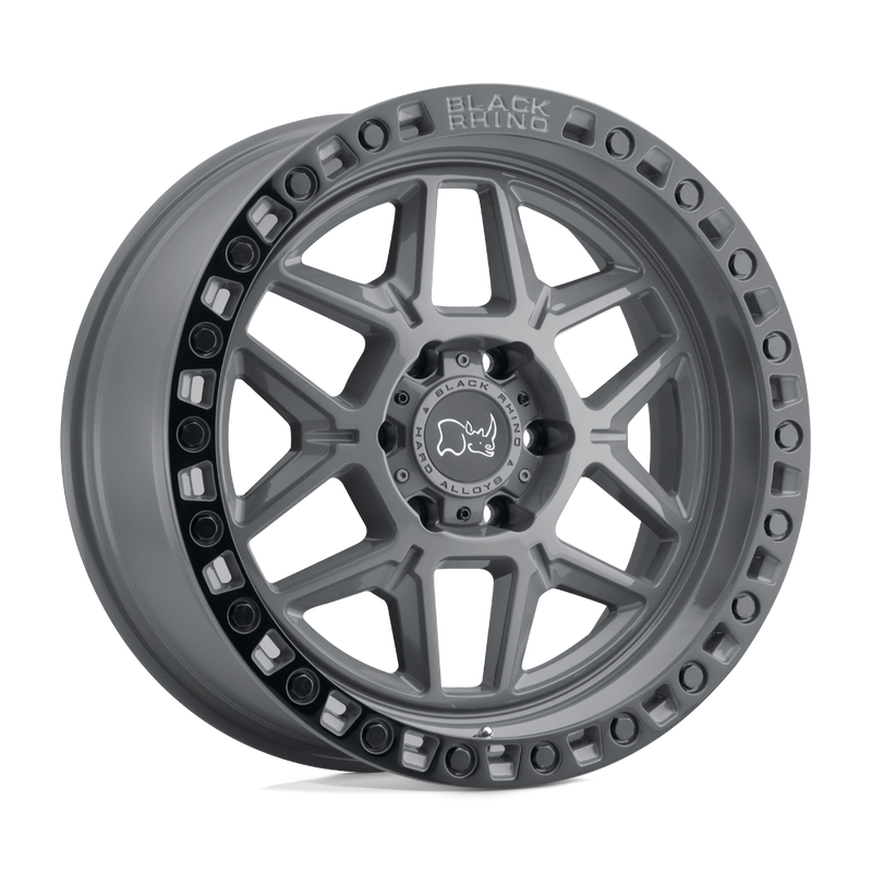 Black Rhino Kelso 18x9 6x139.7 +12mm Battleship Gray Black Lip