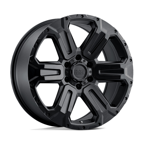 Black Rhino Wanaka 18x9 6x139.7 +12mm Matte Black