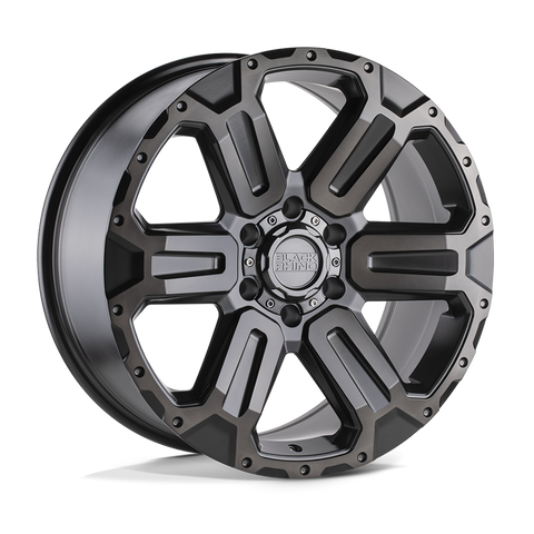 Black Rhino Wanaka 20x9 6x139.7 +12mm Matte Gunmetal Brushed
