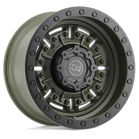 Black Rhino Abrams 20x9.5 5x127 -18mm Olive Drab Green