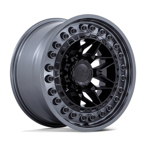 Black Rhino Alpha 18x9 6x139.7 +20mm Matte Black Gunmetal Lip
