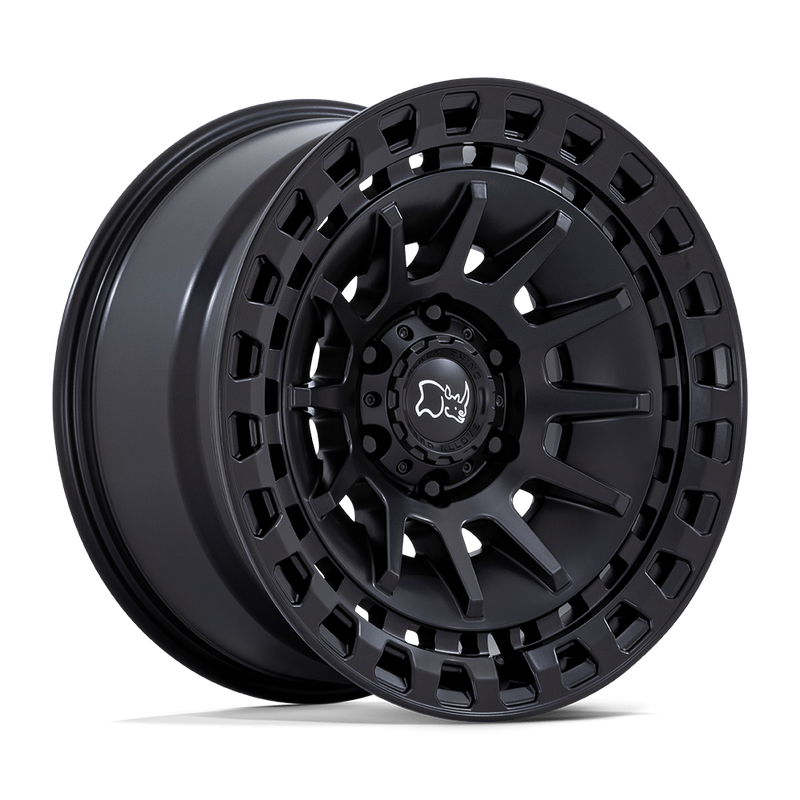 Black Rhino Barrage 18x9 6x139.7 0mm Matte Black