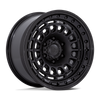 Black Rhino Sahara BR014 17x9 6x139.7 0mm Matte Black Gloss Black Lip