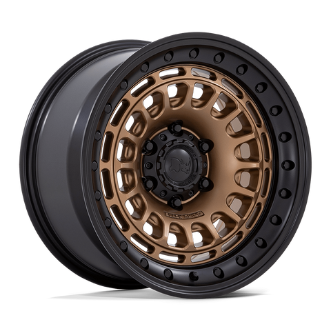 Black Rhino Sahara BR014 17x9 6x139.7 0mm Matte Bronze Gloss Black Lip