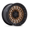 Black Rhino Sahara BR014 17x9 6x139.7 0mm Matte Bronze Gloss Black Lip