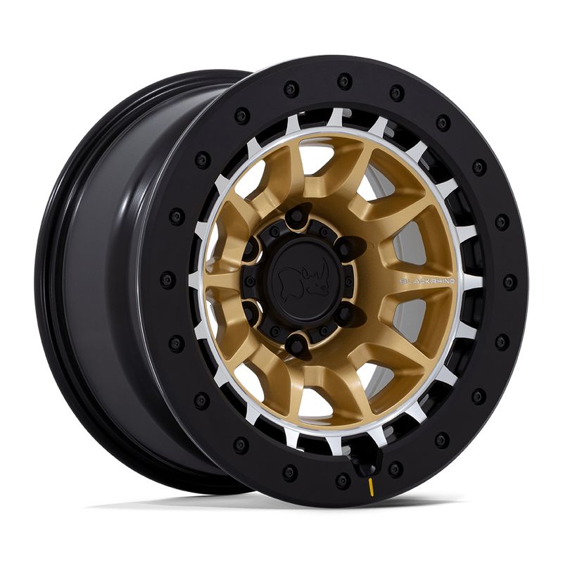 Black Rhino Tusk BR016 17x8.5 5x127 -10mm Matte Gold Machined