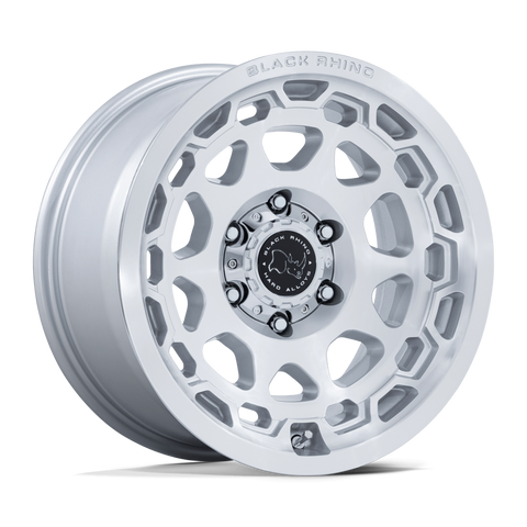 Black Rhino Congo BR026 17x8.5 6x139.7 0mm Gloss Silver Machined