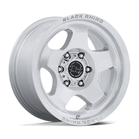 Black Rhino Sol BR031 Gloss Silver Machined Face