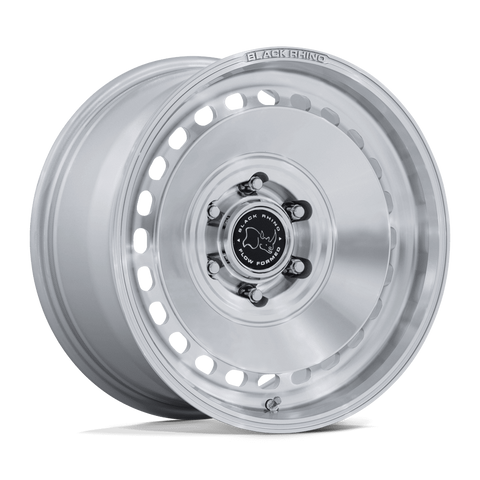 Black Rhino Basin BR036 17x8.5 6x139.7 +25mm Gloss Silver Machined