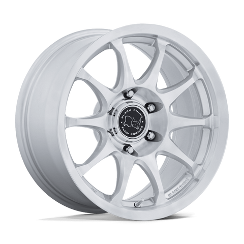 Black Rhino Ronin BR038 17x8.5 6x139.7 0mm Gloss Silver Machined