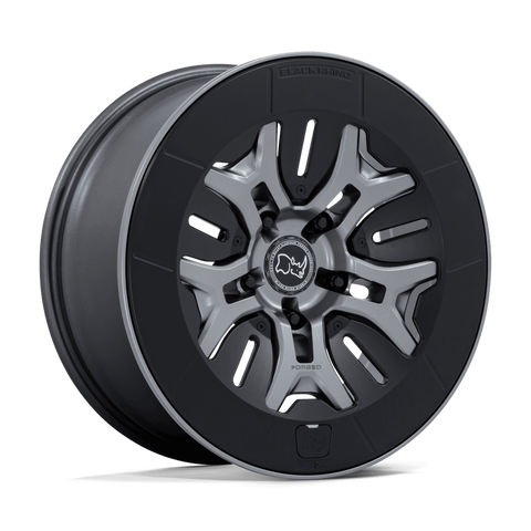 Black Rhino Rockledge BR406 20x8.5 5x139.7 +35mm Matte Gunmetal