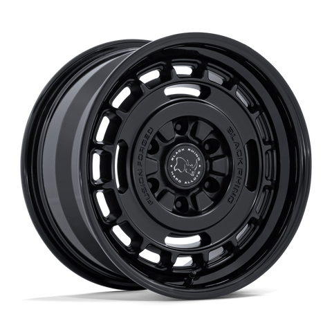Black Rhino Vagabond BR600 17x8.5 6x139.7 +25mm Matte Black Gloss Black Lip