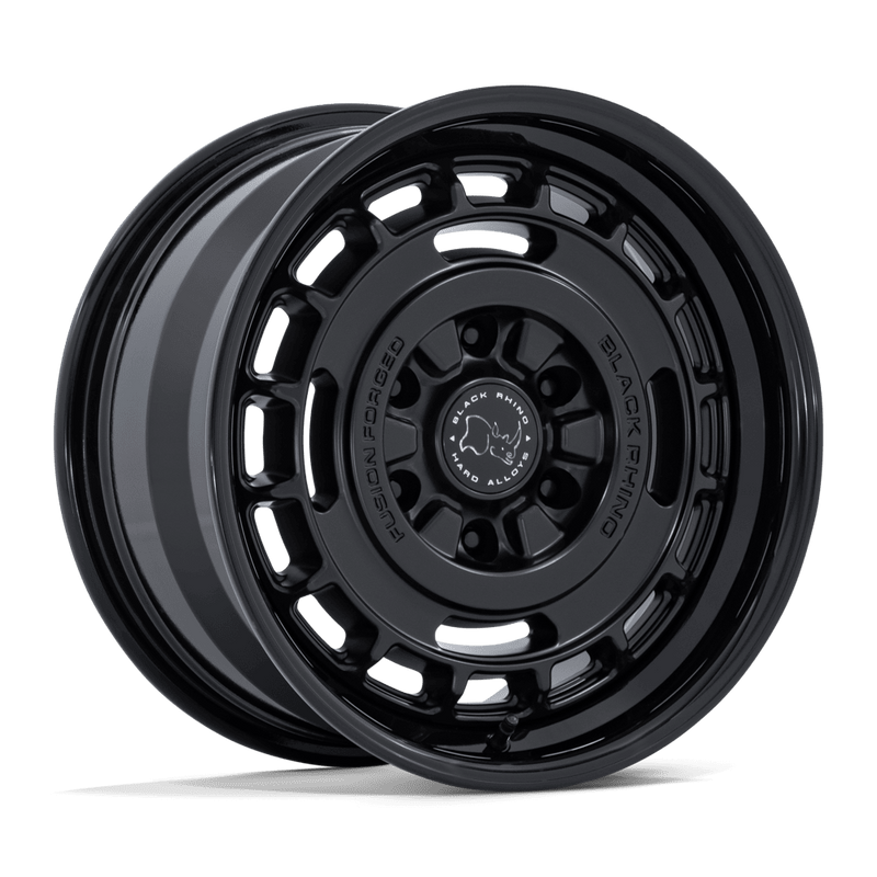 Black Rhino Vagabond BR600 17x8.5 6x139.7 +25mm Matte Black Gloss Black Lip