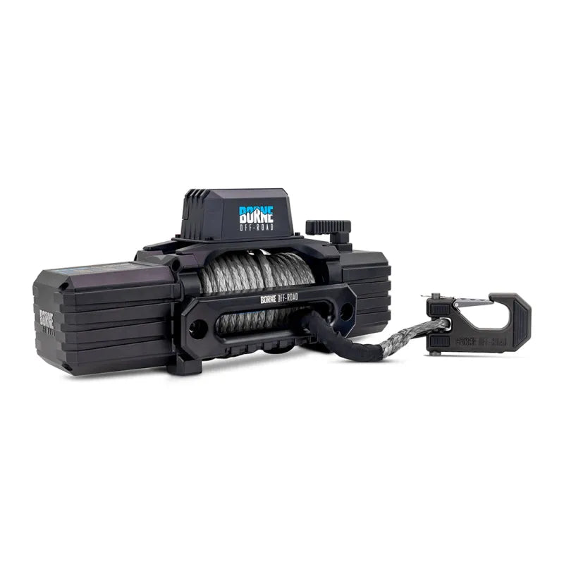 Borne Off-Road Bnwn-10-SGR 10K Winch - Grey Synthetic Rope