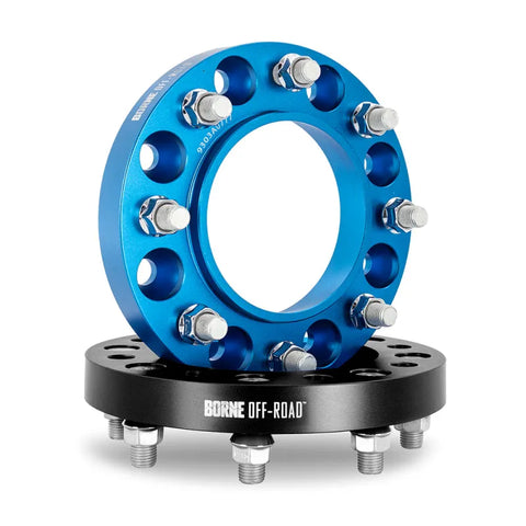 Borne Off-Road Wheel Spacers - 8X165.1 - 121.3 - 25mm - M14 - Black