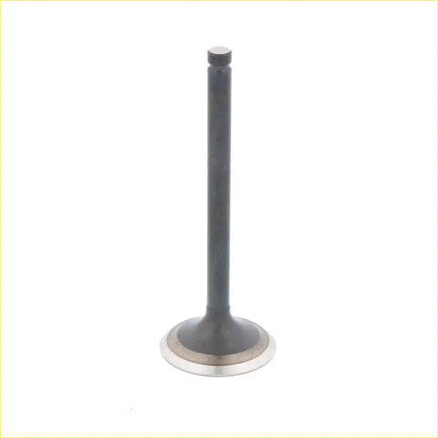 Bronco engine exhaust valve with black metal stem and silver circular base for suzuki quadrunner 230 1986 1987