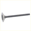Black metal bronco engine exhaust valve with circular head and threaded stem for suzuki quadsport 230 lt230s