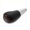 Black and silver textured gear shift knob for brown auto gear lever shifter knob compatible with toyota rav4 2007-2018