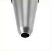 Brown auto gear lever shifter knob for toyota rav4 with a silver metallic smooth cylindrical nozzle and black interior