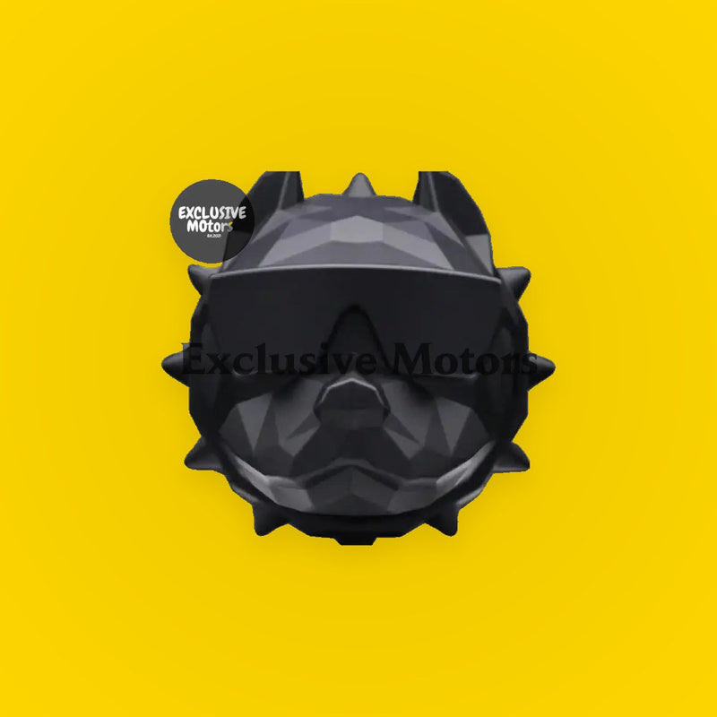 Bull Dog Air Freshener - Refillable Fragrance Dispenser - Matt Black