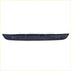 Black plastic rear bumper face bar fascia applique with sensor housings and mounting brackets for jeep grand cherokee 2017-2021
