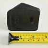 Black rubber engine mount with molded rectangular shape and central hole for bumper gate rubber set toyota hilux 1984-1988