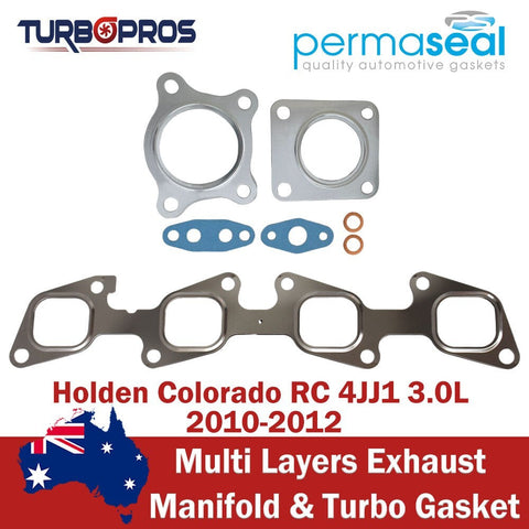 Holden Colorado RC 4JJ1 3.0L Permaseal Exhaust Manifold&Turbo Gasket Kit