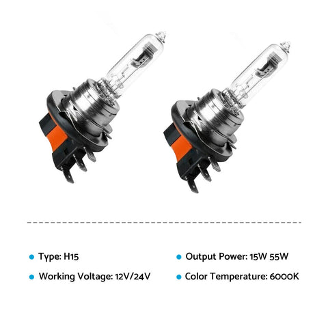 H15 15W 55W DRL Hi/Lo Beam Halogen Headlight to suit BMW 2 Series F22 — image 2