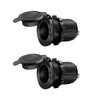 2x Waterproof 12V Car Cigarette Lighter Socket With USB Charger Power Adapter Ou — image 1