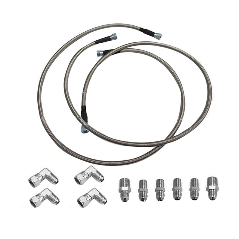 Stainless Steel Braided Transmission Cooler Hose Kit to suit Ford Bronco 2. — image 1