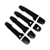 4PCS Matt Black Door Handle Cover to suit Mitsubishi Triton MQ MR — image 2