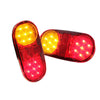 2x Trailer Tail Lights 28 LED (Pair) to suit Truck Camper UTE 4WD — image 1