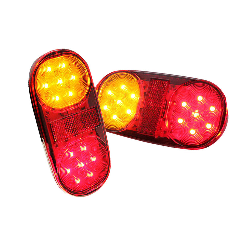 2x Trailer Tail Lights 28 LED (Pair) to suit Truck Camper UTE 4WD — image 1