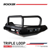 MCC Rocker 078-02SQ Triple Loop Bull Bar - Mitsubishi Triton 2024+