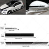 5x Car Side Body Sticker Vinyl Hood Roof Decals Racing Long Stripe Universal