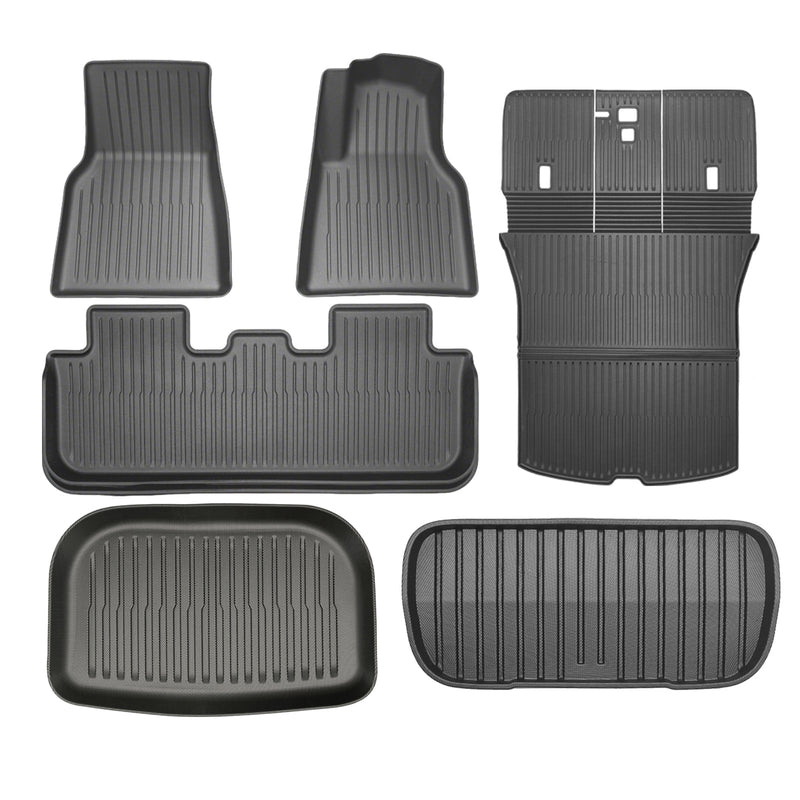 Front Rear Boot Liner Kit Anti-Scratch to suit Tesla Model Y 25-On — image 1