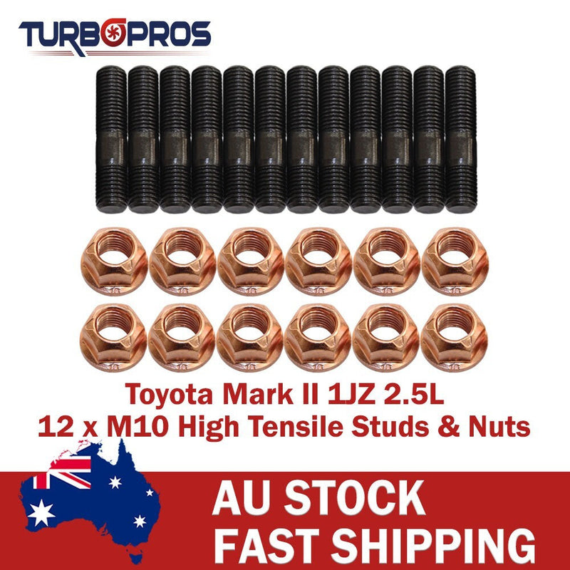 Toyota Mark II 1JZ 2.5L High Tensile Exhaust Manifold Stud Kit