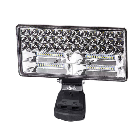 2x 18V 8in LED Work Light Torch with USB Ports (Pair) to suit Makita — image 1