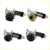 Black rubber cabin mounting bushings with central hole measured by digital calipers for mitsubishi triton l200 1996-2006