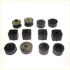 Black rubber cabin mounting bushings with some wear for mitsubishi triton l200 strada 1996-2006