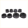 Set of black rubber cabin mounting bushings for toyota hilux ln80 ln85 ln90 yn80 automotive suspension