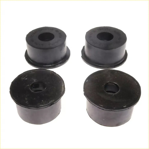 Black rubber cabin mounting bushings with central hole and flared base for toyota hilux n80 ln81 ln86 yn85 yn90 1988-1997