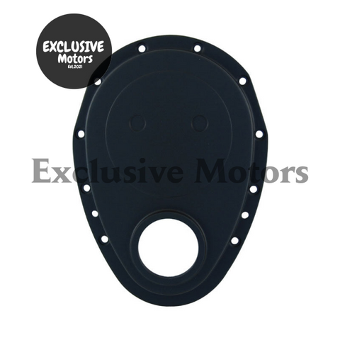 Chevrolet SBC Small Block Timing Cover Black Aluminum (1955-2003)