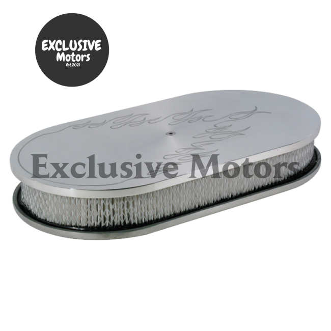 Chevrolet Camaro Oval Air Cleaner Kit Large Flame Design (1967-1981)