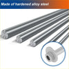 Silver-colored camber alignment bolt with threaded ends made of hardened alloy steel for toyota 4runner toe adjust