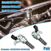 Silver metallic camshaft position actuator solenoid valve with black connectors and bracket for toyota tacoma repair kit