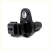 Black plastic camshaft position sensor with metallic circular opening for Nissan Juke HR16DE 2014-2017