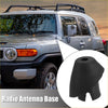 Black rubber radio antenna base for toyota fj cruiser 2007-2014 shown from the back side