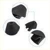 Black rubber ski pole tip caps shown as back side for car antenna ornament on toyota fj cruiser 2007-2014 black