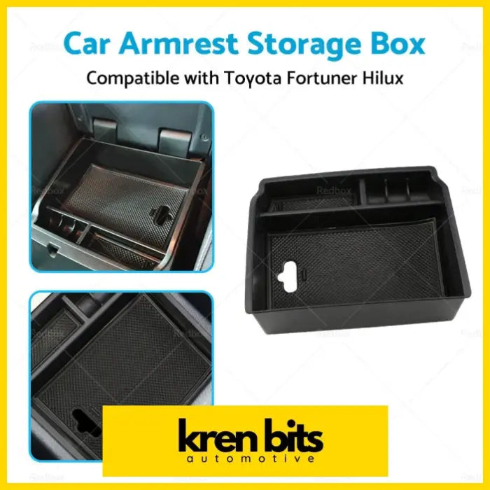 Car Armrest Storage Center Console Tray Box Suitable For Toyota - Interior Parts>Interior Accessories